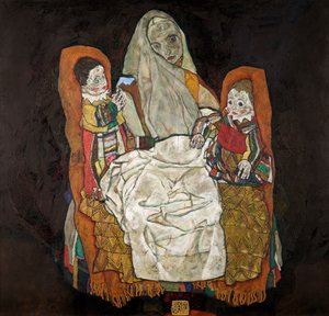 Mother with Two Children III by Egon Schiele