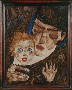 Mother and Child II by Egon Schiele