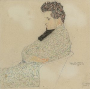 Portrait of the composer Arthur Löwenstein, 1909 by Egon Schiele