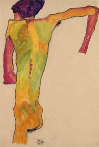 Reclining Nude by Egon Schiele