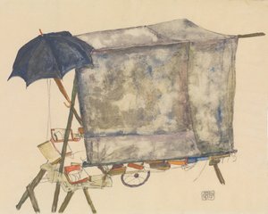 Street Cart by Egon Schiele