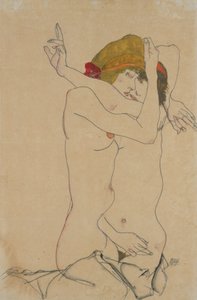 Two Women Embracing, 1913