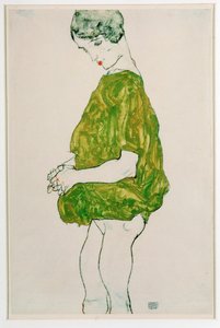 Woman, Standing, with Hands Clasped