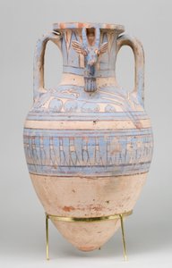 Blue-Painted Ibex Amphora from Malqata, c.1390–1353 BC