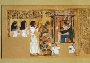 Book of the Dead of the scribe Nebqed by Egyptian 18th Dynasty