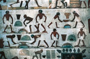 Foundry Operations, South Wall of the Tomb of Rekhmire, New Kingdom