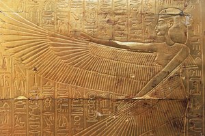 Relief from Rear External Panel of Second Funeral Chapel, Treasures of Tutankhamun, Egypt, Egyptian Civilization, New Kingdom, Dynasty XVIII by Egyptian 18th Dynasty