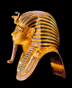 The golden mask of Tutankhamun