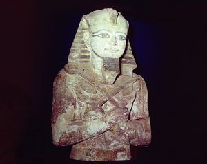 Colossus of Ramesses II (1279-1213 BC) (detail) by Egyptian 19th Dynasty