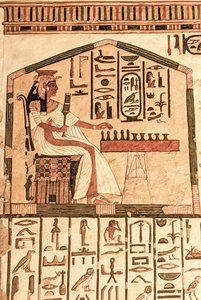Nefertari playing senet