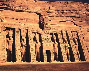 The Temple of Queen Nefertari, also Dedicated to Hathor of Abshek, and Called the Little Temple, New Kingdom