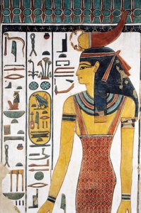 The goddess Selkis, fresco, entrance to the vestibule, Tomb of Nefertari, Valley of the Queens, Thebes
