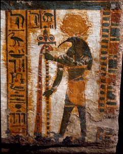 Thoth, the God of the Moon, in the Form of a Man with the Head of an Ibis
