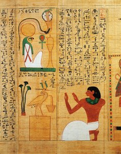 Mythological papyrus of Imenemsauf, Chief bearer of Amon (detail)