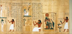 Mythological papyrus of Imenemsauf, Chief bearer of Amon. (detail)