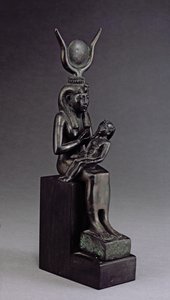 The Goddess Isis Suckling the Infant Horus, Late Period