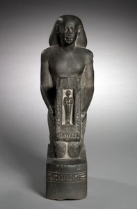Naophorous Statue of the Finance Officer and Overseer of Fields, Horwedja