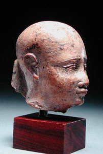 Male Head by Egyptian 30th Dynasty