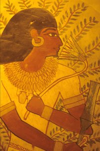 Ancient Egypt, Tomb of Sennufer, Thebes, Luxor, Wall painting, mural, fresco
