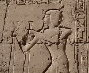 Pharaoh Wearing a Cobra, Luxor Temple