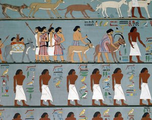 Semitic Tribe Asks Permission to Enter Egypt by Egyptian Egyptian