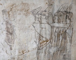 Sketch Drawing of a Group of Men, Ramose