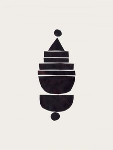 Black Geometric Balance by Ejaaz Haniff