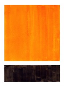 Bold Orange Black Abstract