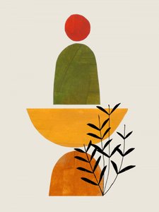 Botanical Balance Abstract