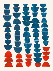 Colorful Curved Shapes by Ejaaz Haniff
