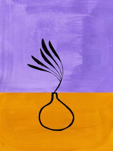 Minimalist Botanical Vase
