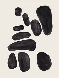 Organic Black Shapes by Ejaaz Haniff