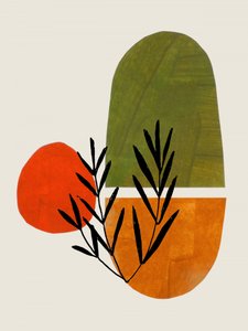 Vibrant Botanical Abstract