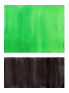 Vibrant Green Black Abstract
