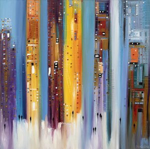 Colorful City Walk by Ekaterina Ermilkina
