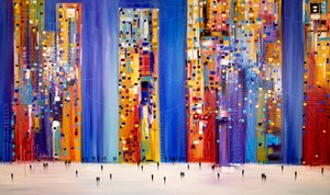 Vibrant City Night Lights