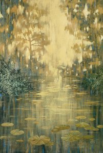 Golden Forest Pond by Ekaterina Prisich