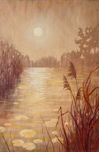 Golden River Mist by Ekaterina Prisich