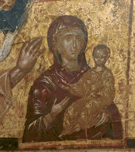 The Apostle Luke Painting the Virgin Hodegetria (detail)