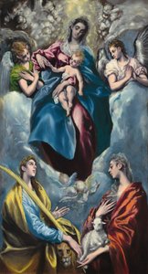 Madonna and Child with Saint Martina and Saint Agnes, 1597-1599