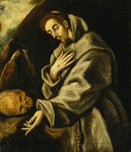 Saint Francis in Meditation by El Greco
