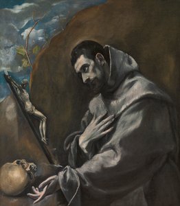 Saint Francis of Assisi in Meditation by El Greco