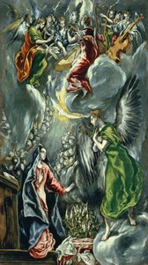 Annunciation by El Greco
