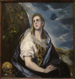The Penitent Magdalene by El Greco