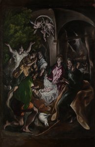 The Adoration of the Shepherds, ca. 1605-10 by El Greco