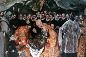 The Burial of Count Orgaz (detail)