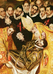 The Burial of Count Orgaz (detail)