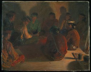 Navajo Card Players