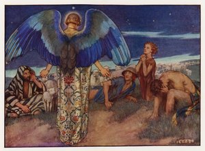 Carols: Whilst Shepherds Watched by Eleanor Fortescue Brickdale