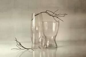 Serene Glass Still Life